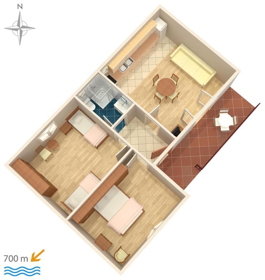 Apartments With A Parking Space Biograd Na Moru, Biograd - 5899 외부 사진